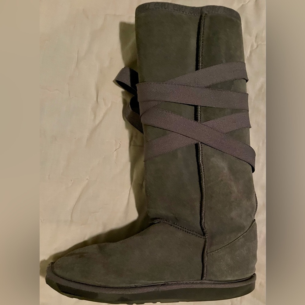 Emu Wool Lined Suede Boots - image 3